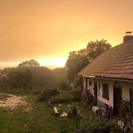 127 Let Stara Chalupa Se Spanim Na Peci A Finskou Saunou Jistebnice Kültér fotó
